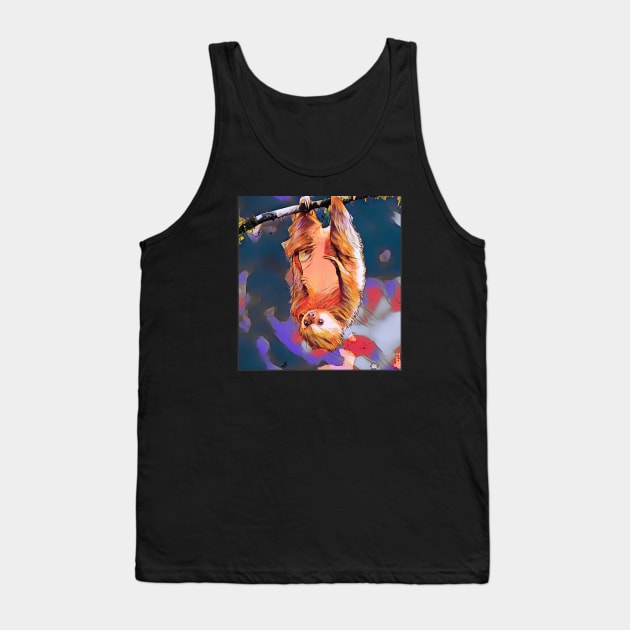 slow loris Tank Top by jiva art